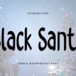Black Santa Font - Featured Image