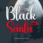 Black Santa Font - Featured Image