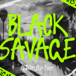 Black Savage Font - Featured Image