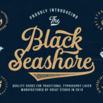 Black Seashore Font - Featured Image
