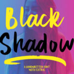 Black Shadow Font - Featured Image