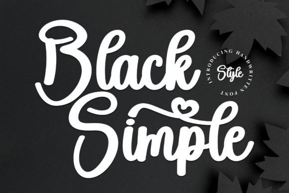 Black Simple Font - Featured Image