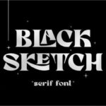 Black Sketch Font - Featured Image
