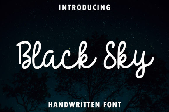 Black Sky Font - Featured Image