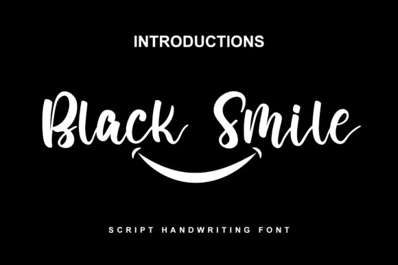 Black Smile Font - Featured Image