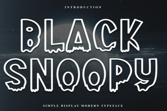 Black Snoopy Font - Featured Image