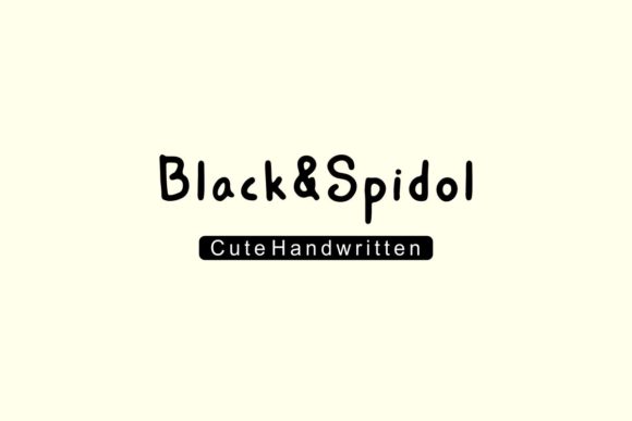 Black&Spidol Font - Featured Image