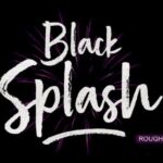Black Splash Font - Featured Image