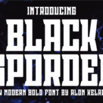 Black Sporden Font - Featured Image