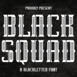 Black Squad Font - Featured Image