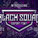 Black Squad Font - Featured Image