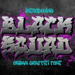 Black Squad Font - Featured Image