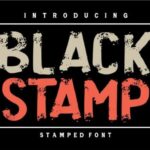 Black Stamp Font - Featured Image