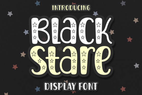 Black Stare Font - Featured Image