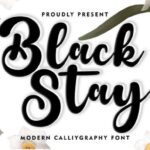 Black Stay Font - Featured Image