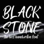 Black Stone Font - Featured Image