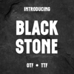 Black Stone Font - Featured Image