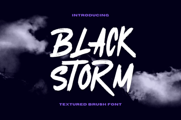 Black Storm Font - Featured Image