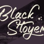 Black Stoyem Font - Featured Image