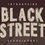 Black Street Font - Featured Image