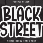 Black Street Font - Featured Image