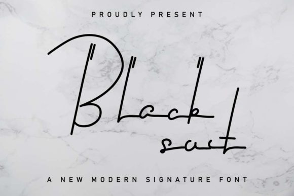 Black Suit Font - Featured Image