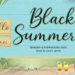 Black Summer Font - Featured Image