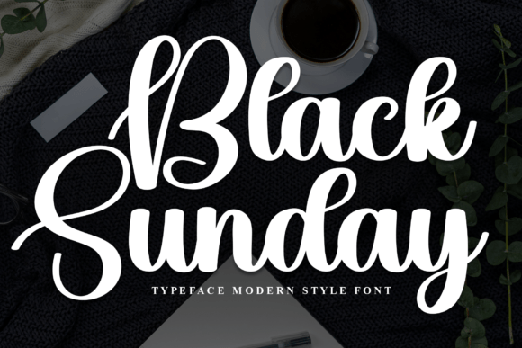 Black Sunday Font - Featured Image