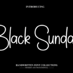 Black Sunday Font - Featured Image