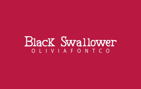 Black Swallower Font - Featured Image