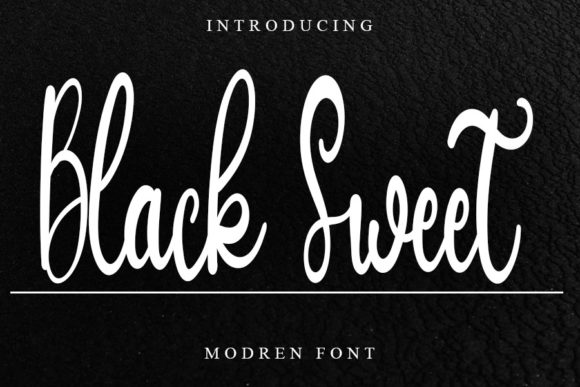 Black Sweet Font - Featured Image
