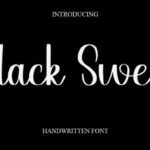 Black Sweet Font - Featured Image