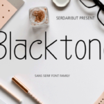 Black Tone Font - Featured Image