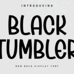 Black Tumbler Font - Featured Image