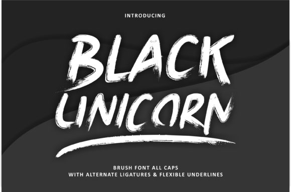 Black Unicorn Font - Featured Image