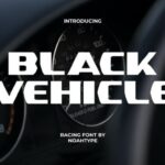 Black Vehicle Font - Featured Image