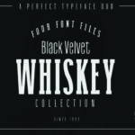 Black Velvet Whiskey Font - Featured Image
