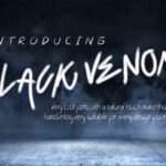 Black Venom Font - Featured Image