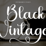 Black Vintage Font - Featured Image