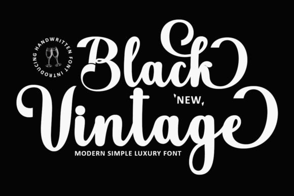 Black Vintage Font - Featured Image