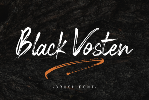 Black Vosten Font - Featured Image