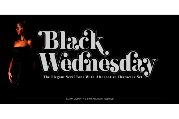 Black Wednesday Font - Featured Image