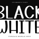 Black White Font - Featured Image