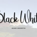 Black White Font - Featured Image
