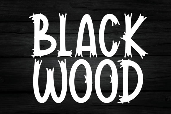 Black Wood Font - Featured Image