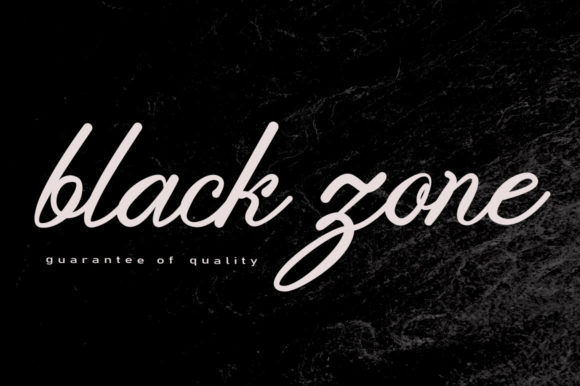 Black Zone Font - Featured Image