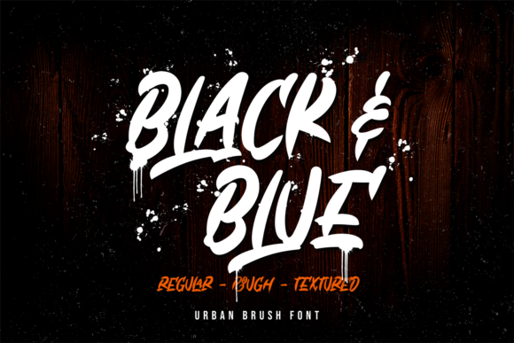 Black & Blue Font - Featured Image