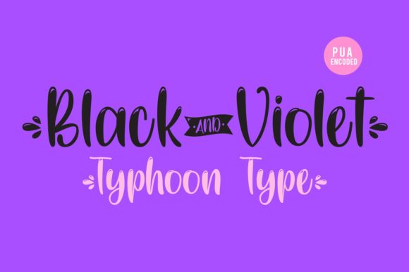 Black and Violet Font - Featured Image