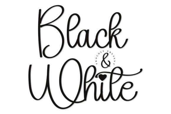 Black and White Font - Featured Image