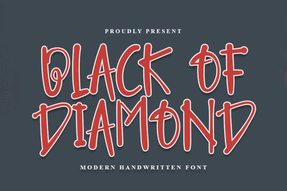 Black of Diamond Font - Featured Image